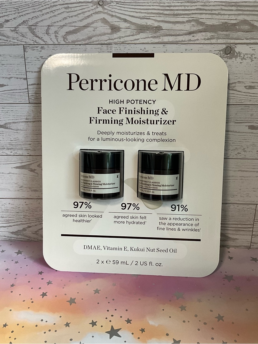 Perricone MD High Potency Face Finishing & Firming Moisturizer double pack new